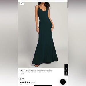 Medium Dark Teal Lulus Maxi Dress